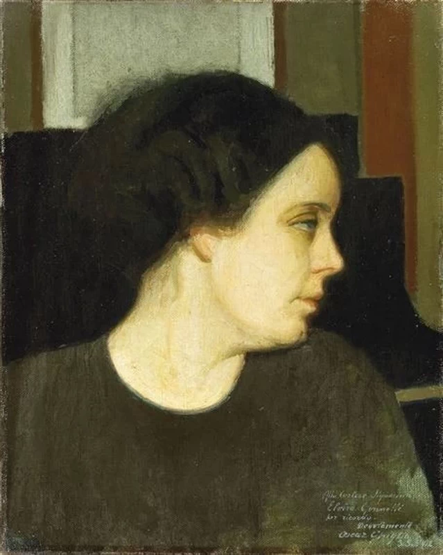 Ritratto di donna di profilo